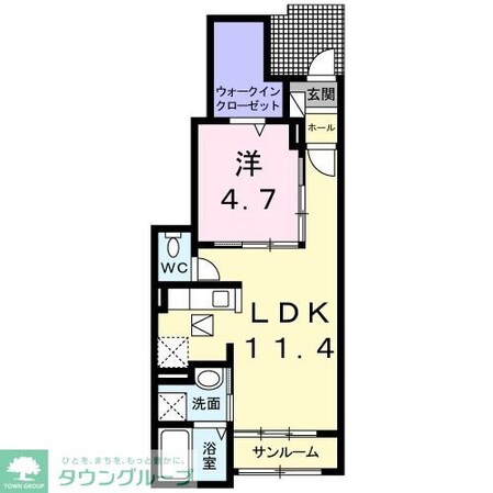 サンライズ ネクスト Bの物件間取画像